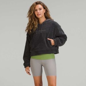lululemon Textured Fleece Embroidered Logo Hoodie